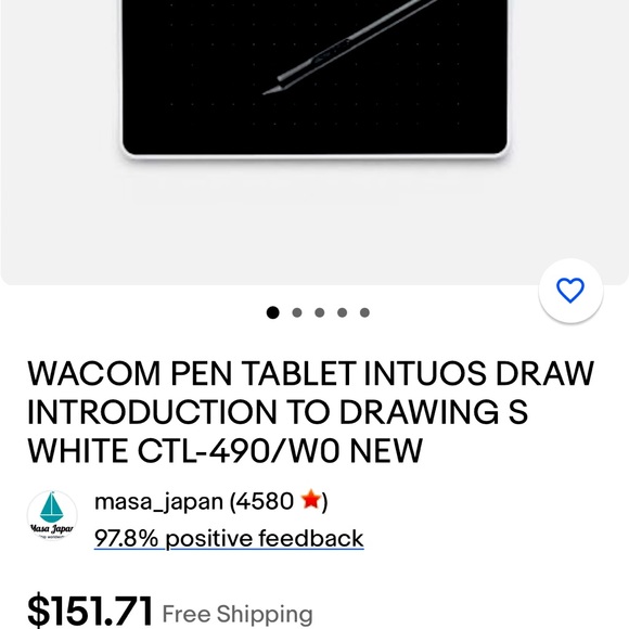 Wacom Intuos White Pen Tablet S - Picture 13 of 15